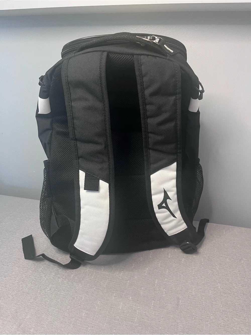 Mizuno White & Black Blast Volleyball Club Backpack